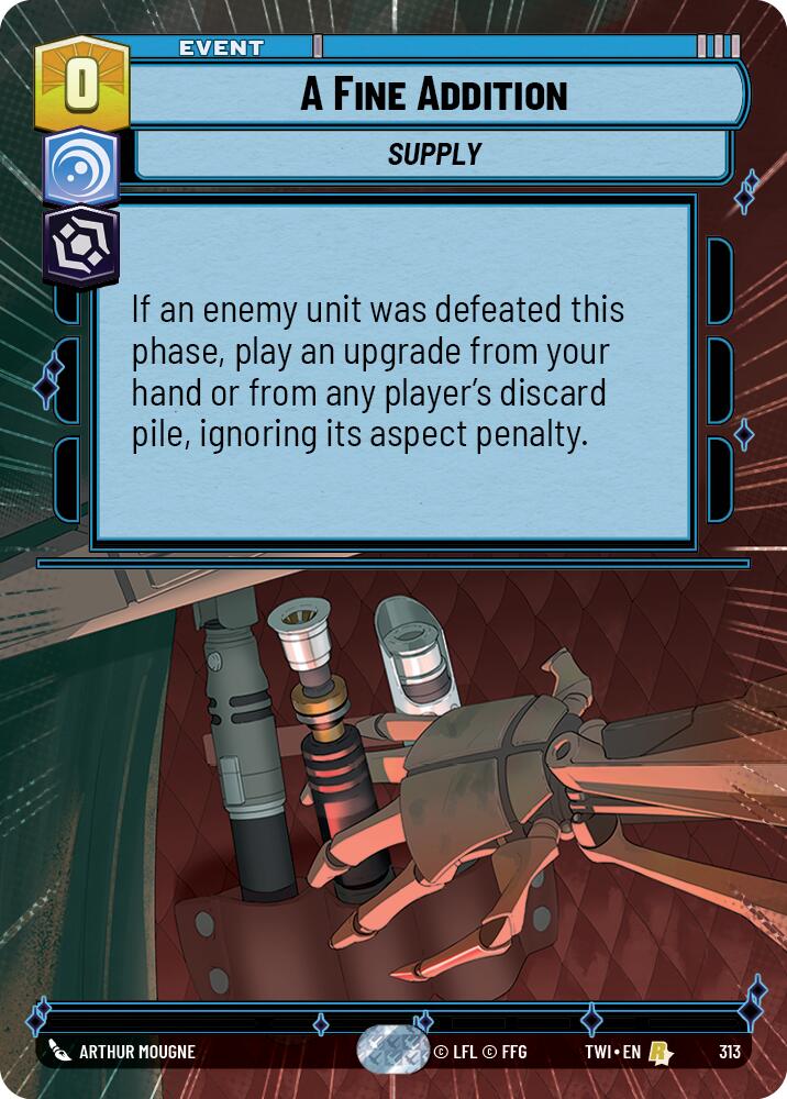 A Fine Addition (313) (Hyperspace) (313) [Twilight of the Republic] | Galactic Gamez