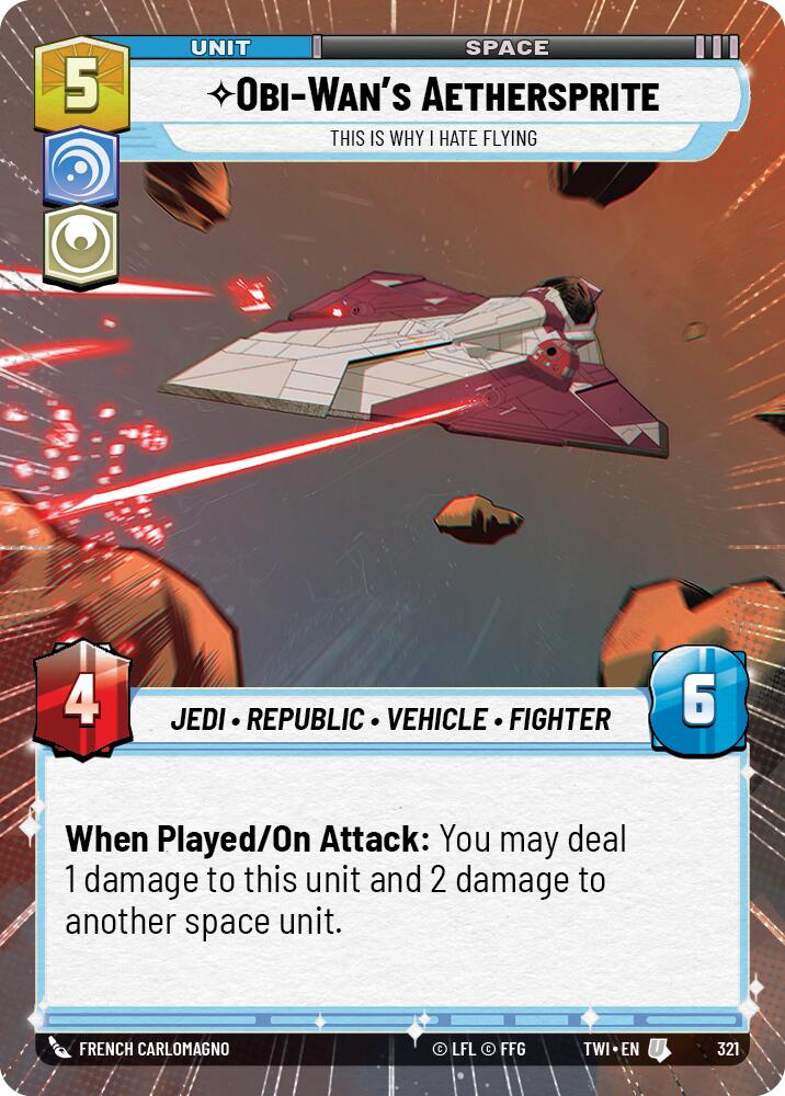 Obi-Wan's Aethersprite - This is Why I Hate Flying (321) (Hyperspace) (321) [Twilight of the Republic] | Galactic Gamez