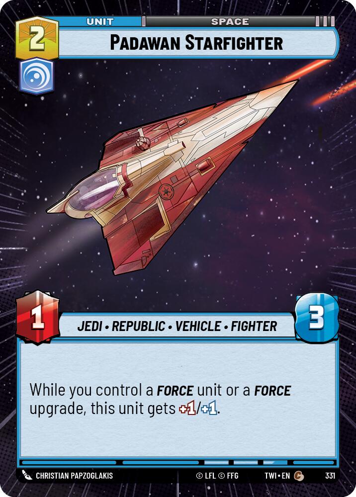 Padawan Starfighter (331) (Hyperspace) (331) [Twilight of the Republic] | Galactic Gamez