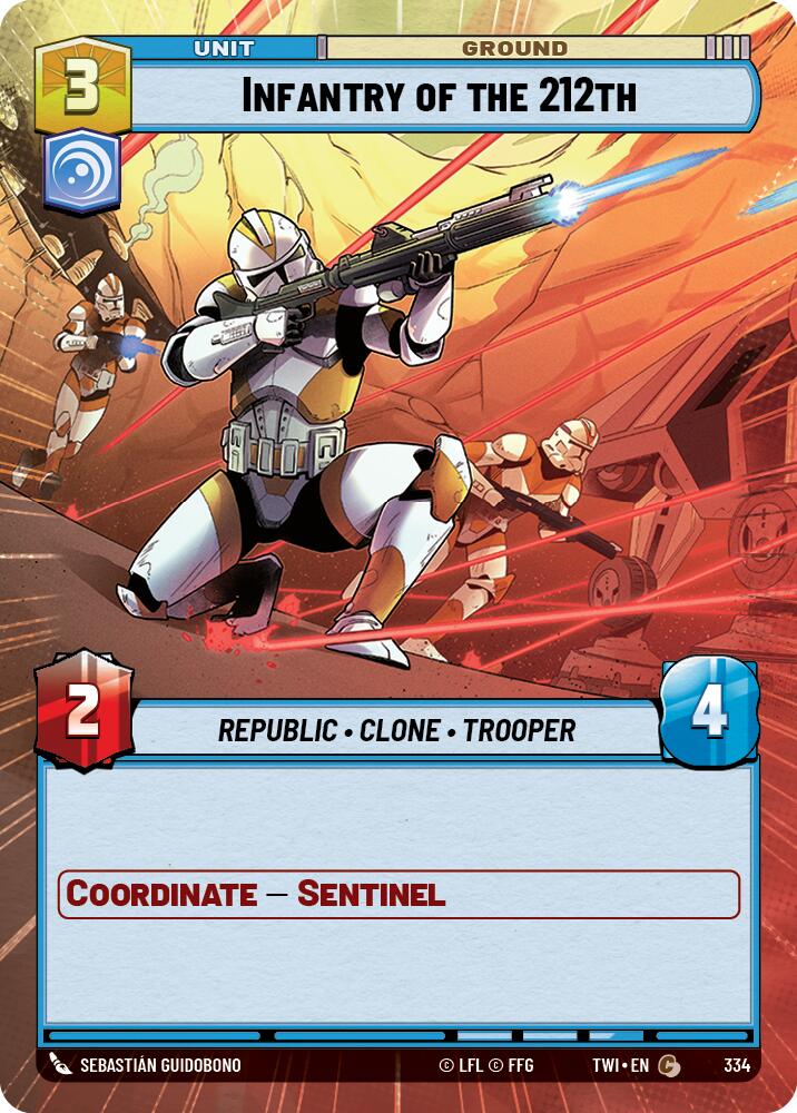 Infantry of the 212th (334) (Hyperspace) (334) [Twilight of the Republic] | Galactic Gamez