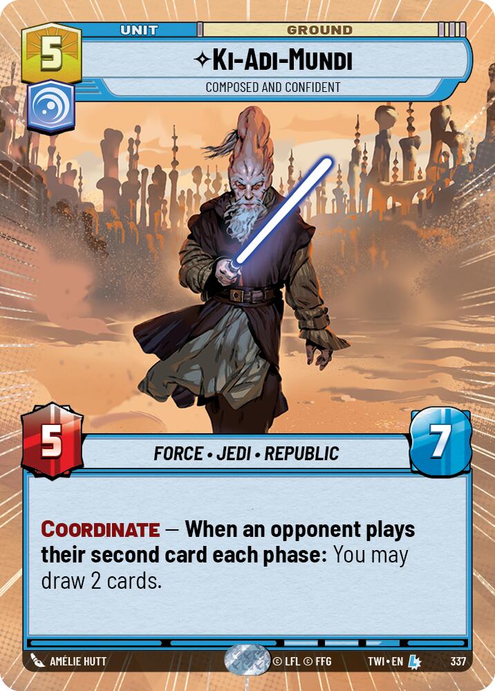 Ki-Adi-Mundi - Composed and Confident (337) (Hyperspace) (337) [Twilight of the Republic] | Galactic Gamez