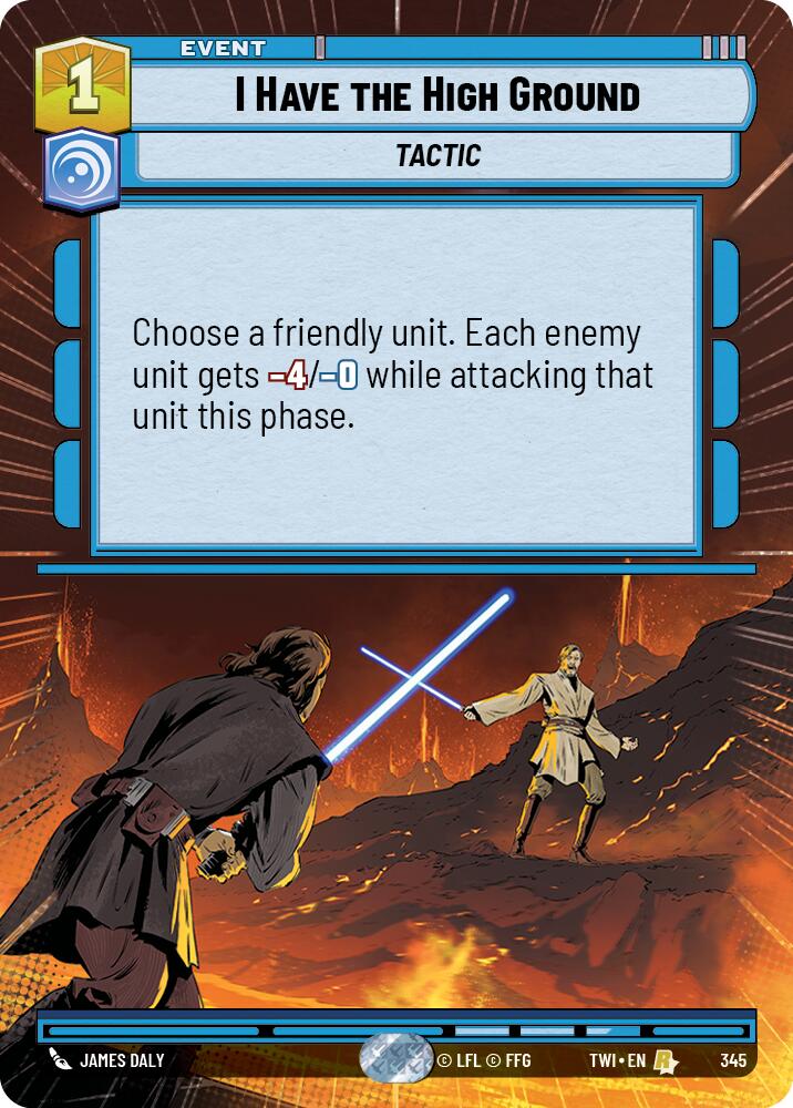 I Have the High Ground (345) (Hyperspace) (345) [Twilight of the Republic] | Galactic Gamez