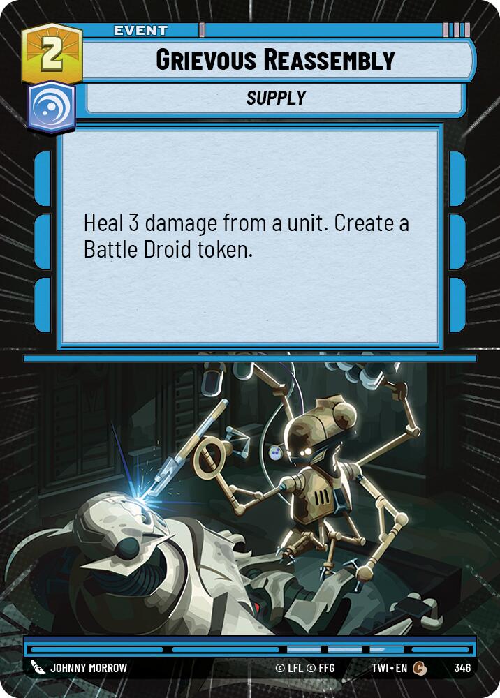 Grievous Reassembly (346) (Hyperspace) (346) [Twilight of the Republic] | Galactic Gamez