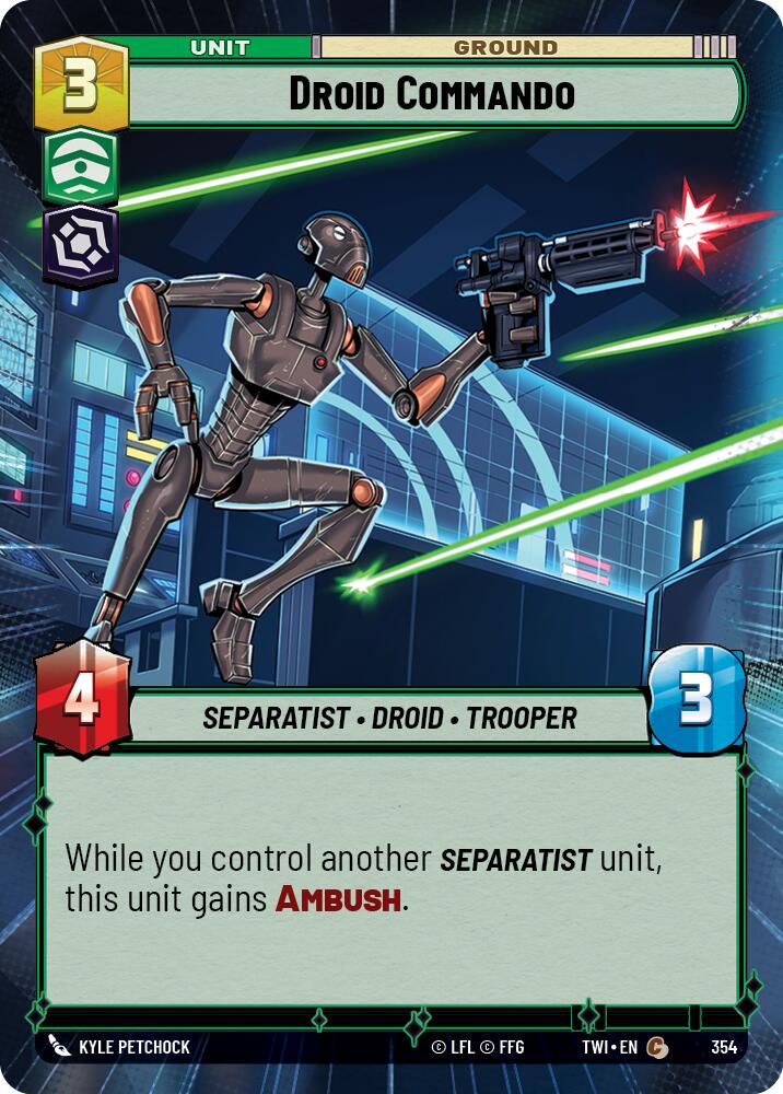 Droid Commando (354) (Hyperspace) (354) [Twilight of the Republic] | Galactic Gamez