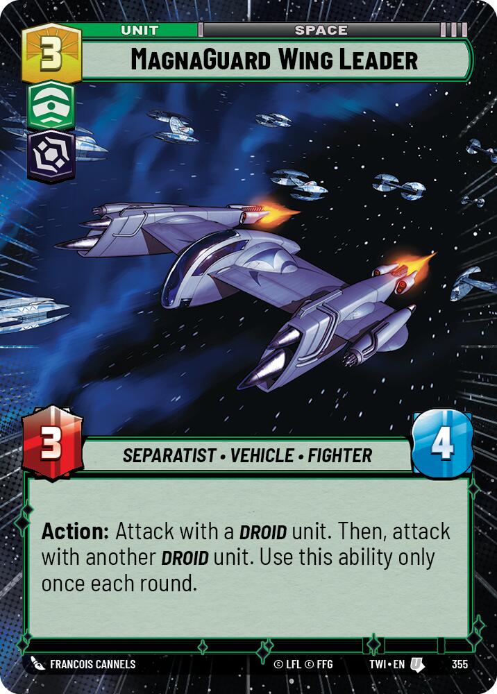 MagnaGuard Wing Leader (355) (Hyperspace) (355) [Twilight of the Republic] | Galactic Gamez