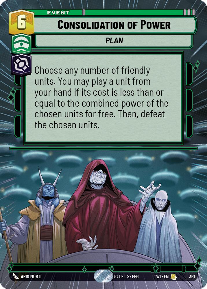 Consolidation of Power (361) (Hyperspace) (361) [Twilight of the Republic] | Galactic Gamez