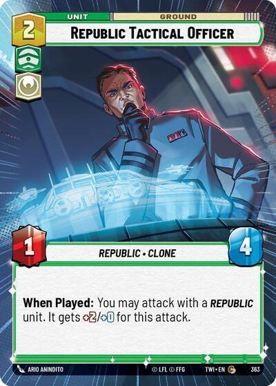 Republic Tactical Officer (363) (Hyperspace) (363) [Twilight of the Republic] | Galactic Gamez