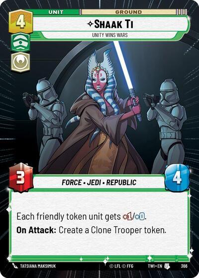 Shaak Ti - Unity Wins Wars (366) (Hyperspace) (366) [Twilight of the Republic] | Galactic Gamez