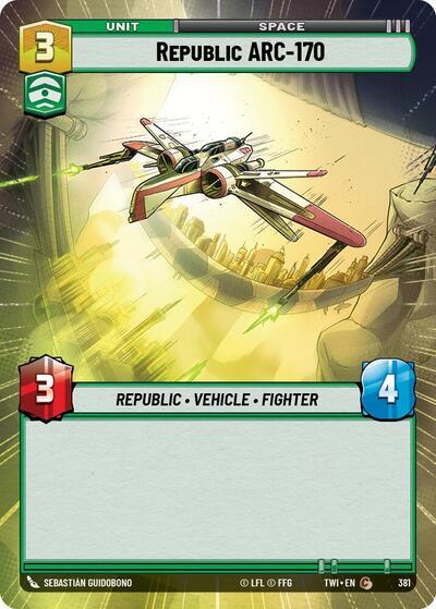 Republic ARC-170 (381) (Hyperspace) (381) [Twilight of the Republic] | Galactic Gamez