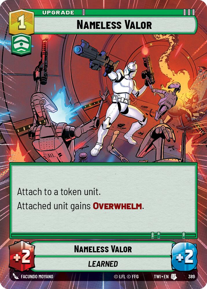 Nameless Valor (389) (Hyperspace) (389) [Twilight of the Republic] | Galactic Gamez