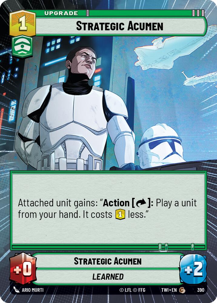 Strategic Acumen (390) (Hyperspace) (390) [Twilight of the Republic] | Galactic Gamez