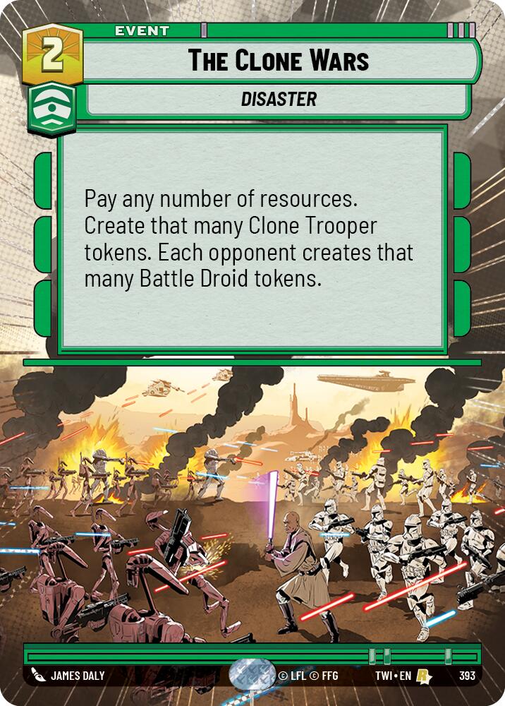 The Clone Wars (393) (Hyperspace) (393) [Twilight of the Republic] | Galactic Gamez
