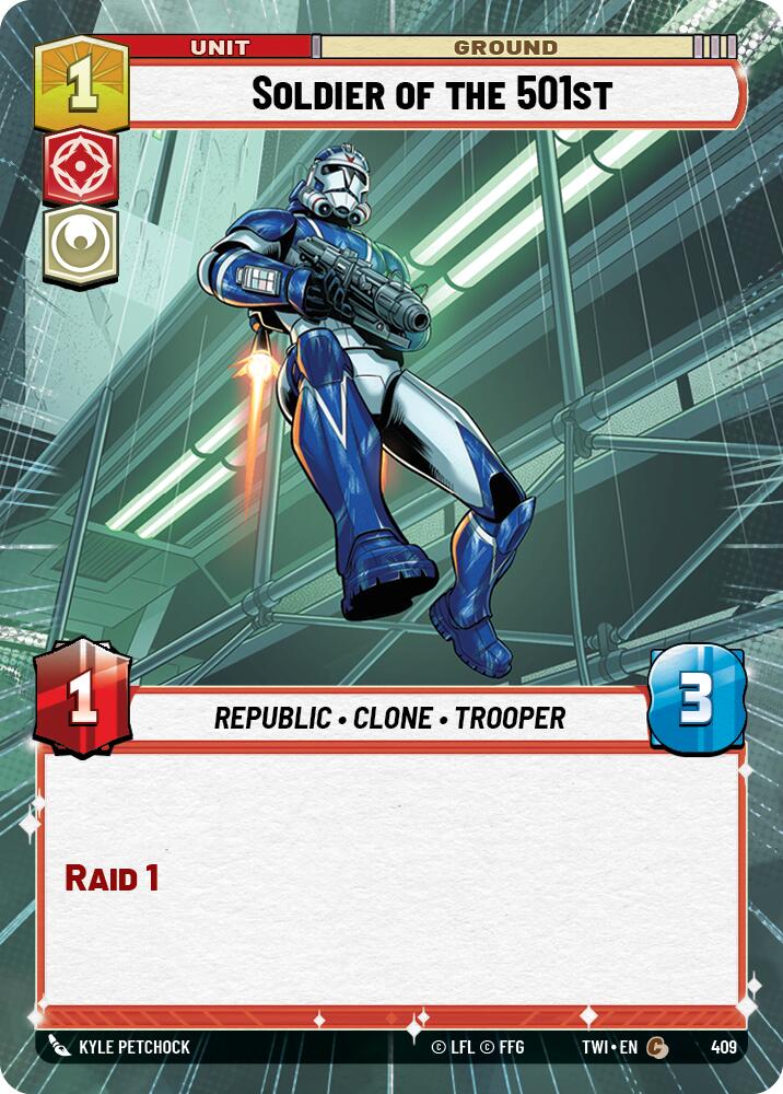 Soldier of the 501st (409) (Hyperspace) (409) [Twilight of the Republic] | Galactic Gamez