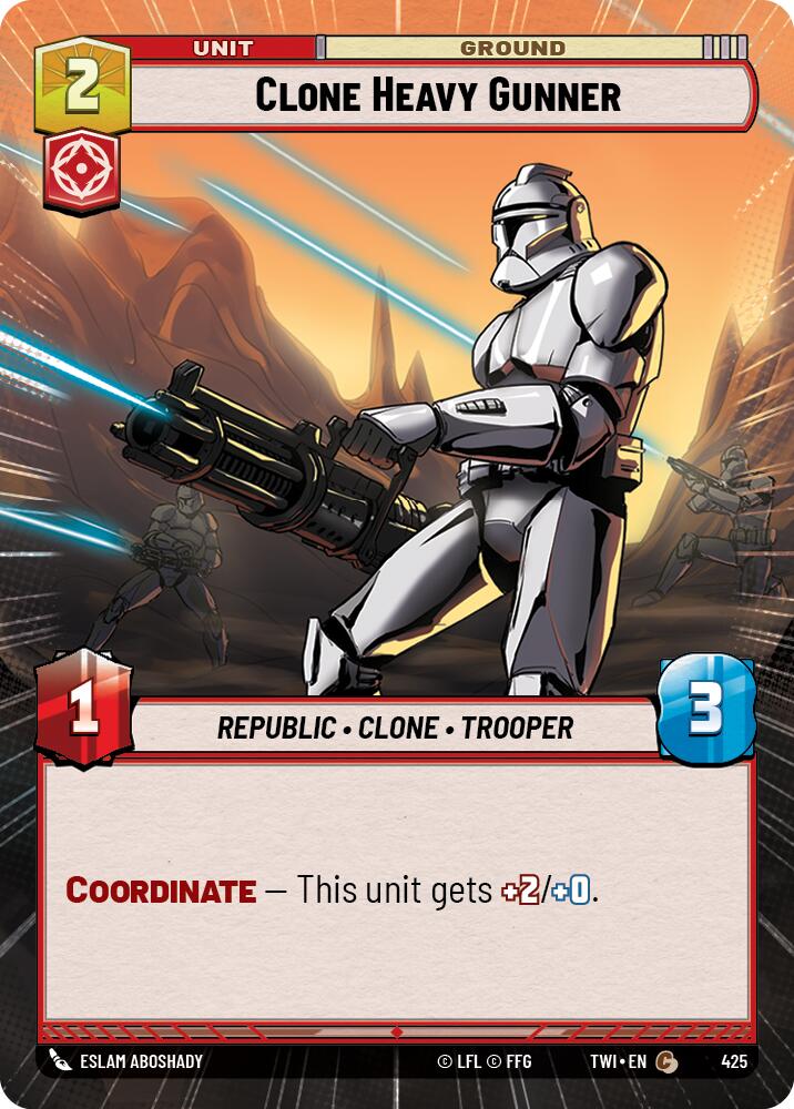 Clone Heavy Gunner (425) (Hyperspace) (425) [Twilight of the Republic] | Galactic Gamez