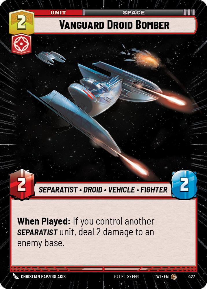 Vanguard Droid Bomber (427) (Hyperspace) (427) [Twilight of the Republic] | Galactic Gamez