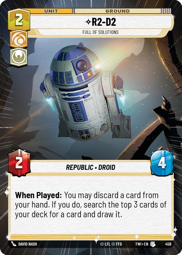 R2-D2 - Full of Solutions (458) (Hyperspace) (458) [Twilight of the Republic] | Galactic Gamez