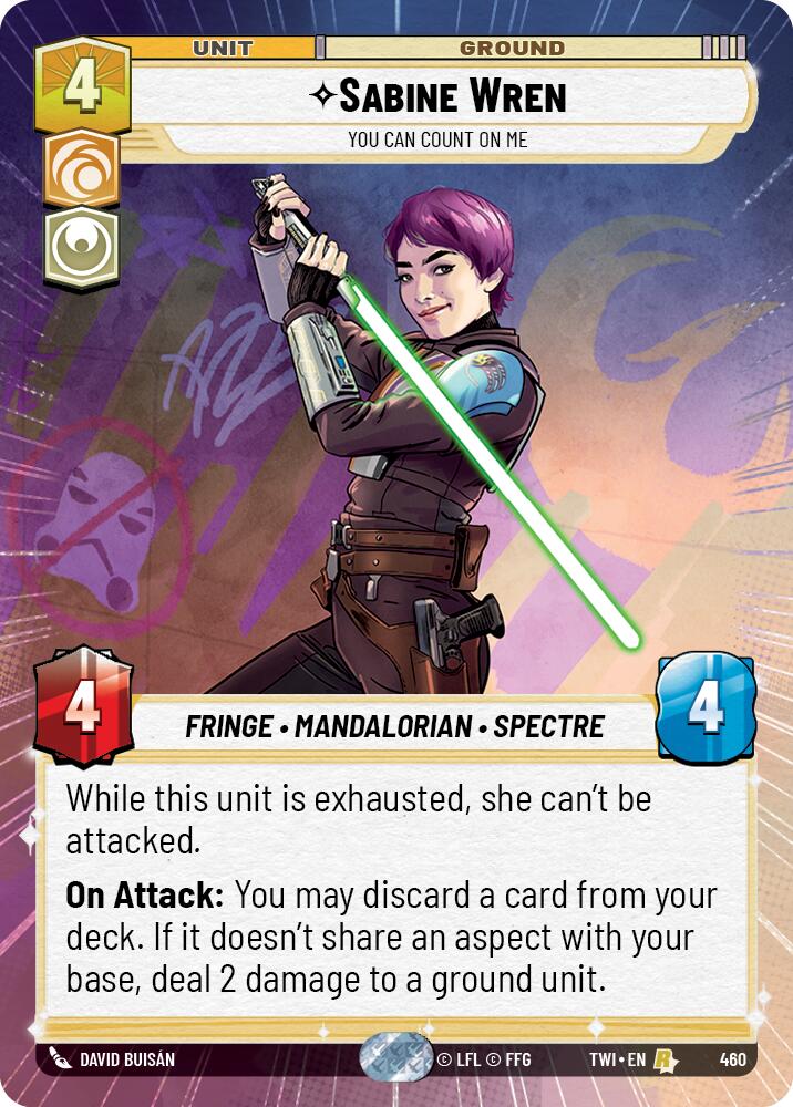 Sabine Wren - You Can Count On Me (460) (Hyperspace) (460) [Twilight of the Republic] | Galactic Gamez