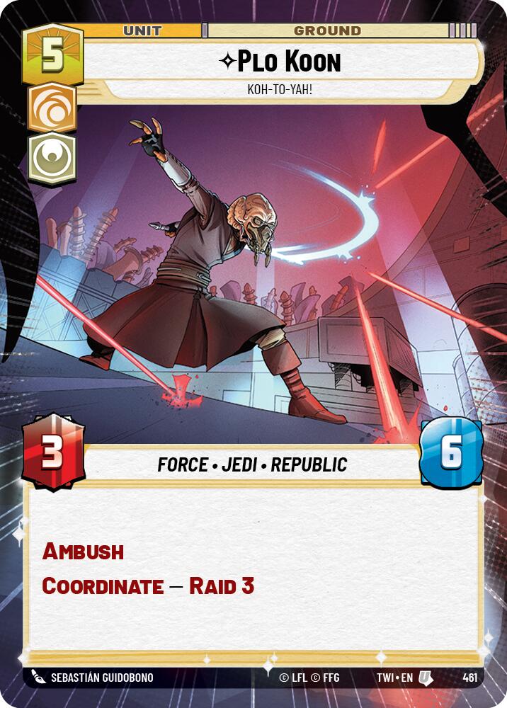 Plo Koon - Koh-to-yah! (461) (Hyperspace) (461) [Twilight of the Republic] | Galactic Gamez