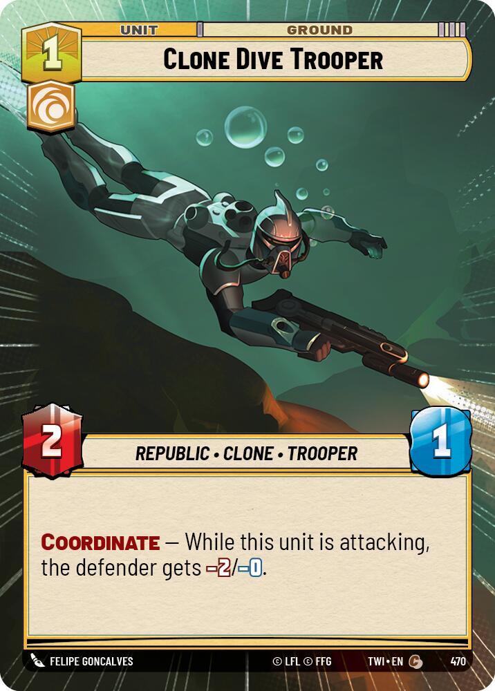Clone Dive Trooper (470) (Hyperspace) (470) [Twilight of the Republic] | Galactic Gamez