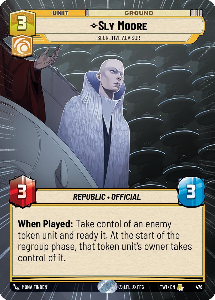 Sly Moore - Secretive Advisor (476) (Hyperspace) (476) [Twilight of the Republic] | Galactic Gamez