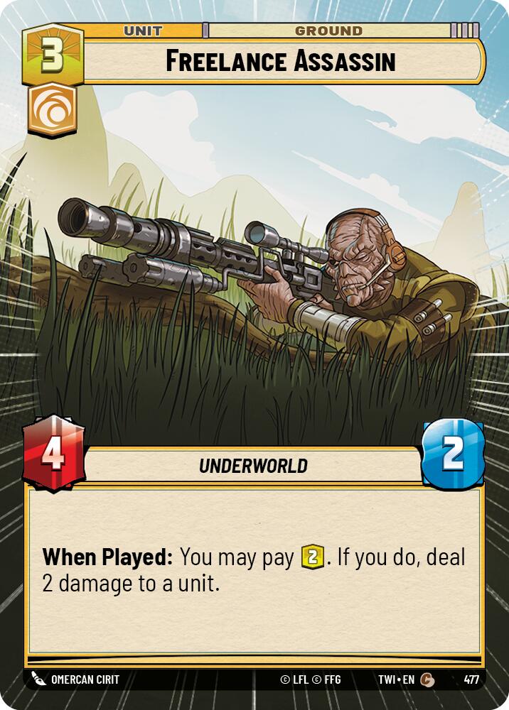 Freelance Assassin (477) (Hyperspace) (477) [Twilight of the Republic] | Galactic Gamez