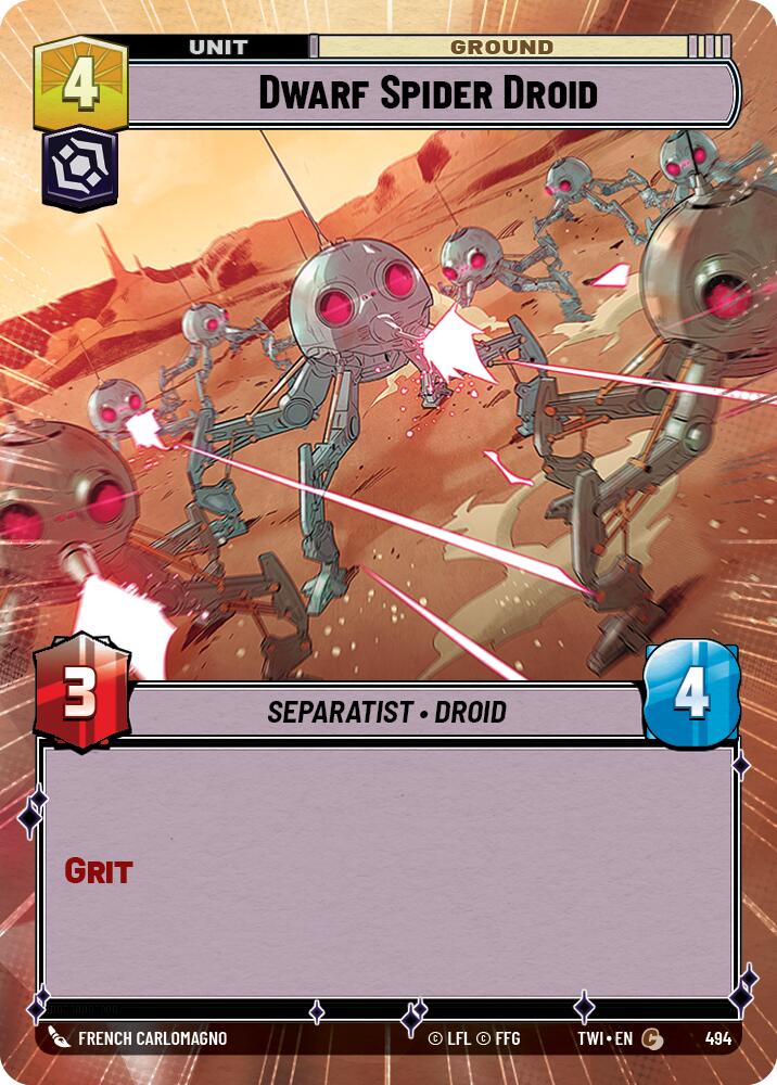 Dwarf Spider Droid (494) (Hyperspace) (494) [Twilight of the Republic] | Galactic Gamez