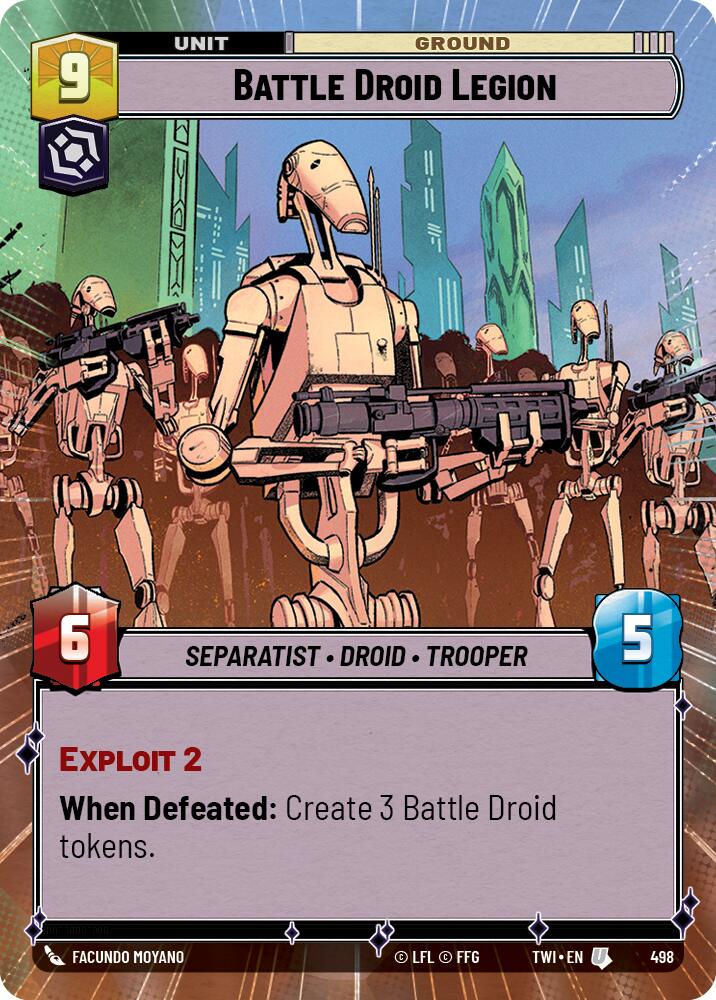 Battle Droid Legion (498) (Hyperspace) (498) [Twilight of the Republic] | Galactic Gamez