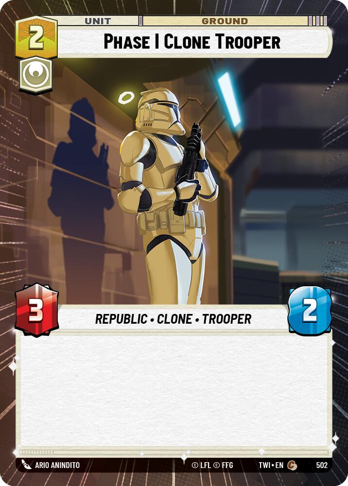 Phase I Clone Trooper (502) (Hyperspace) (502) [Twilight of the Republic] | Galactic Gamez