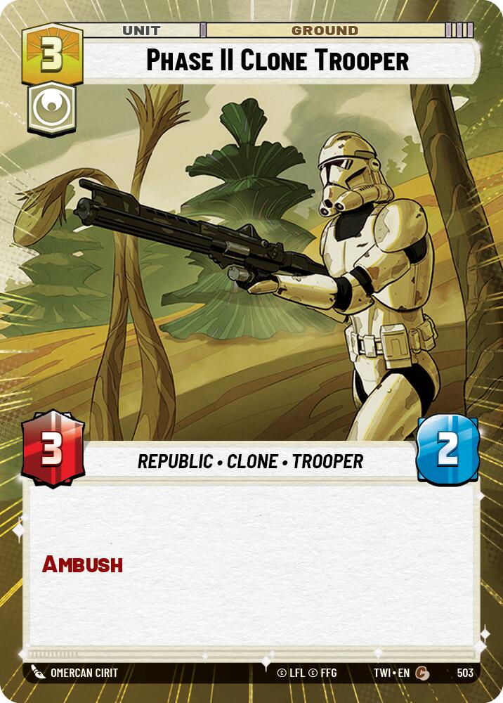 Phase II Clone Trooper (503) (Hyperspace) (503) [Twilight of the Republic] | Galactic Gamez