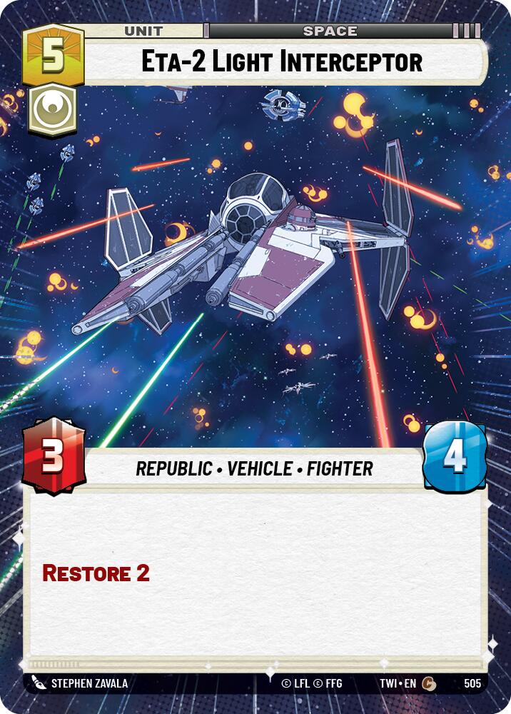 Eta-2 Light Interceptor (505) (Hyperspace) (505) [Twilight of the Republic] | Galactic Gamez