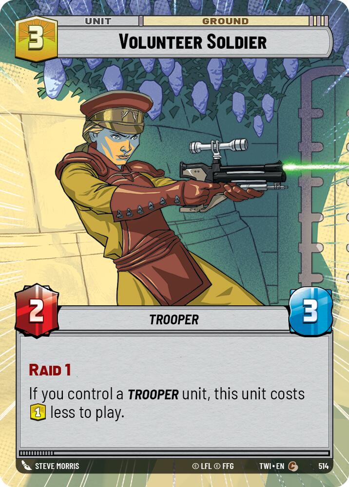Volunteer Soldier (514) (Hyperspace) (514) [Twilight of the Republic] | Galactic Gamez