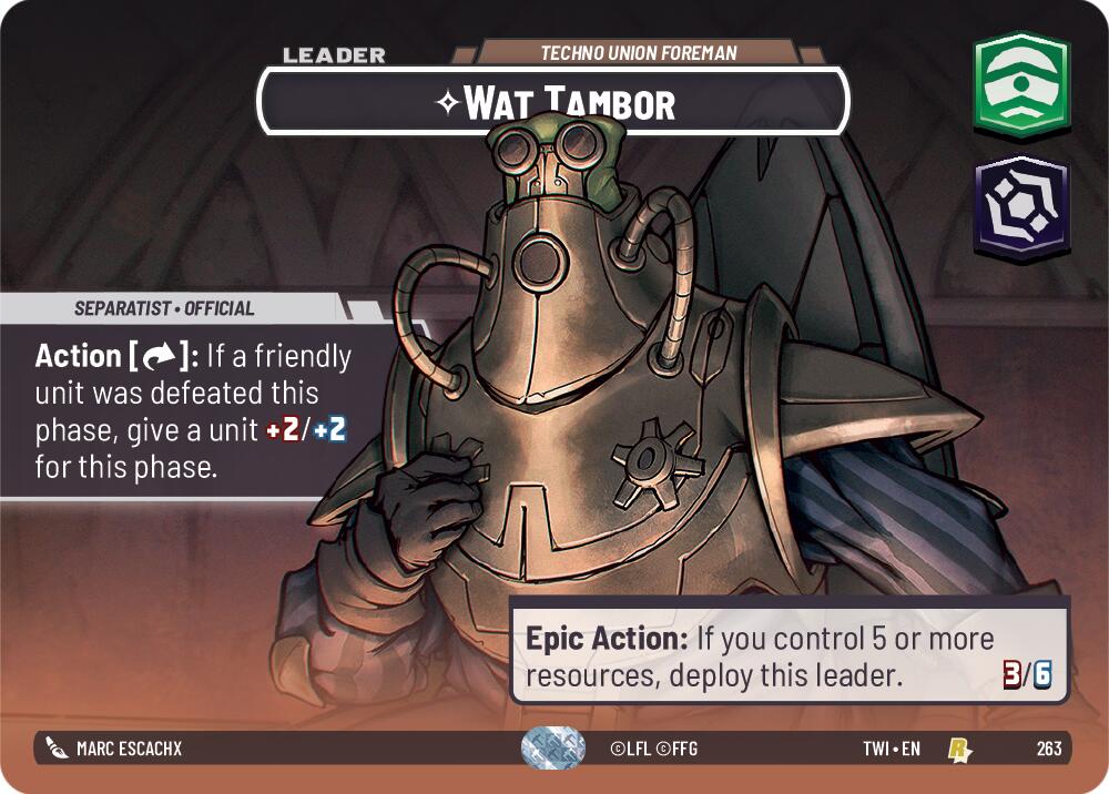 Wat Tambor - Techno Union Foreman (263) (Showcase) (263) [Twilight of the Republic] | Galactic Gamez
