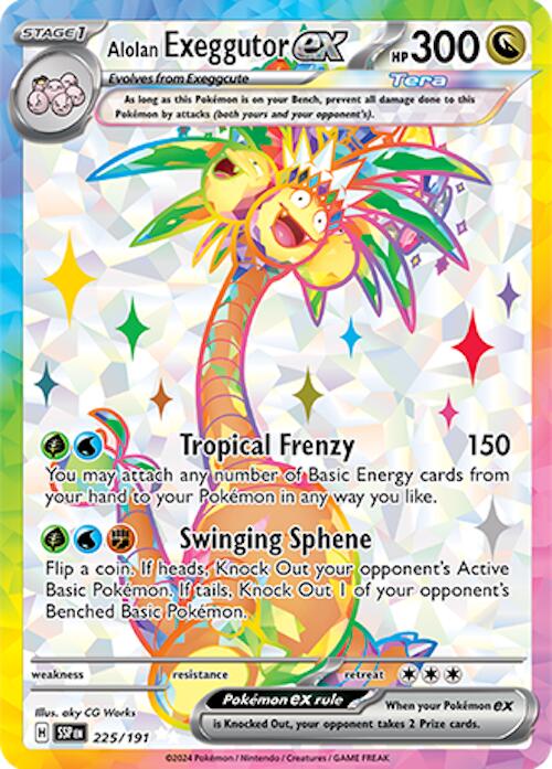 Alolan Exeggutor ex (225/191) [Scarlet & Violet: Surging Sparks] | Galactic Gamez