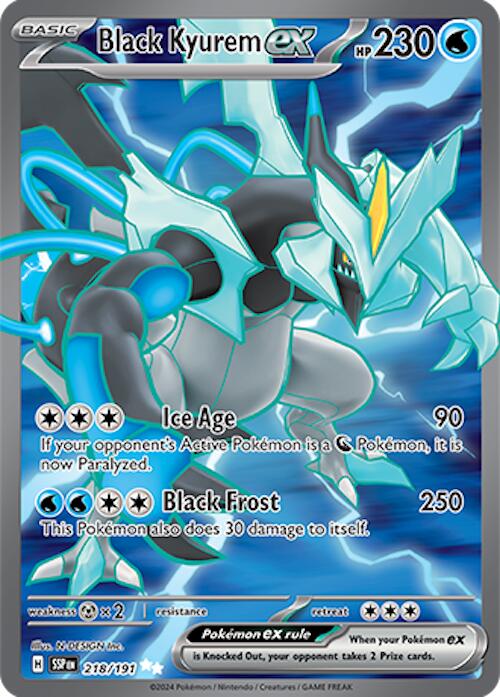 Black Kyurem ex (218/191) [Scarlet & Violet: Surging Sparks] | Galactic Gamez