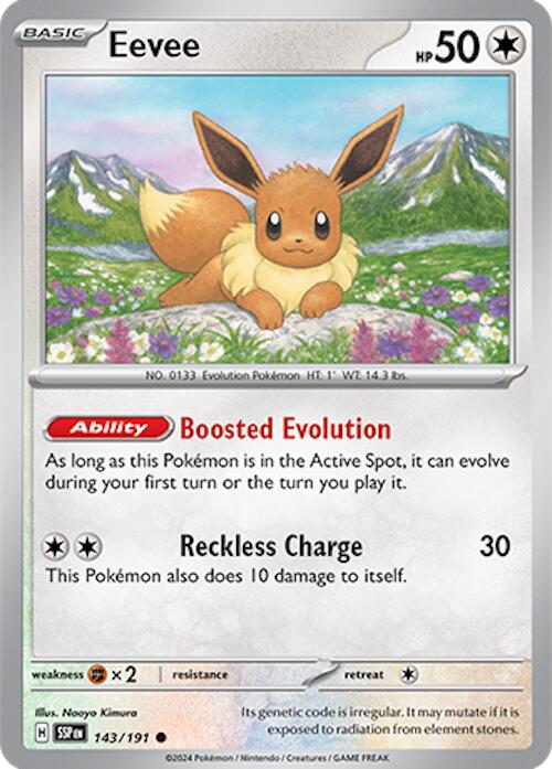 Eevee (143/191) [Scarlet & Violet: Surging Sparks] | Galactic Gamez