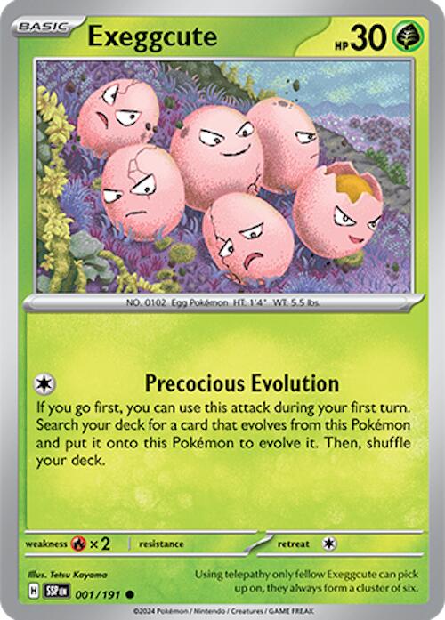 Exeggcute (001/191) [Scarlet & Violet: Surging Sparks] | Galactic Gamez