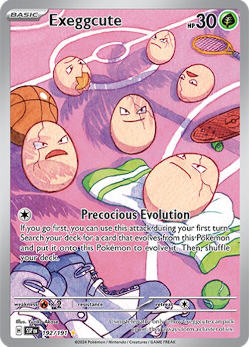 Exeggcute (192/191) [Scarlet & Violet: Surging Sparks] | Galactic Gamez