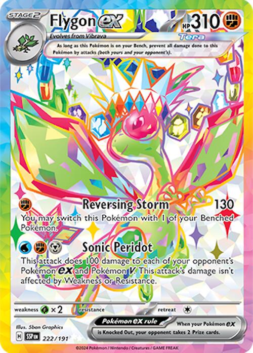 Flygon ex (222/191) [Scarlet & Violet: Surging Sparks] | Galactic Gamez