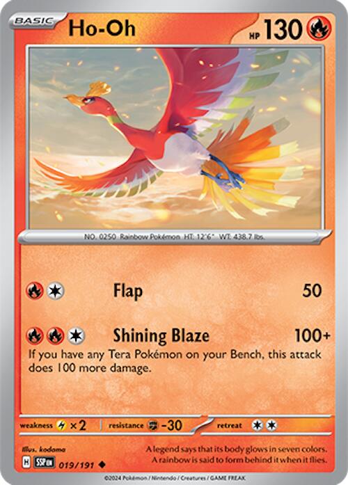 Ho-Oh (019/191) [Scarlet & Violet: Surging Sparks] | Galactic Gamez