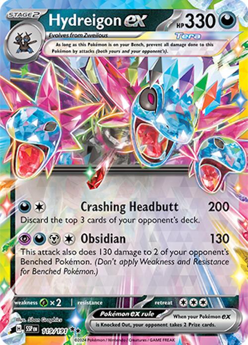 Hydreigon ex (119/191) [Scarlet & Violet: Surging Sparks] | Galactic Gamez