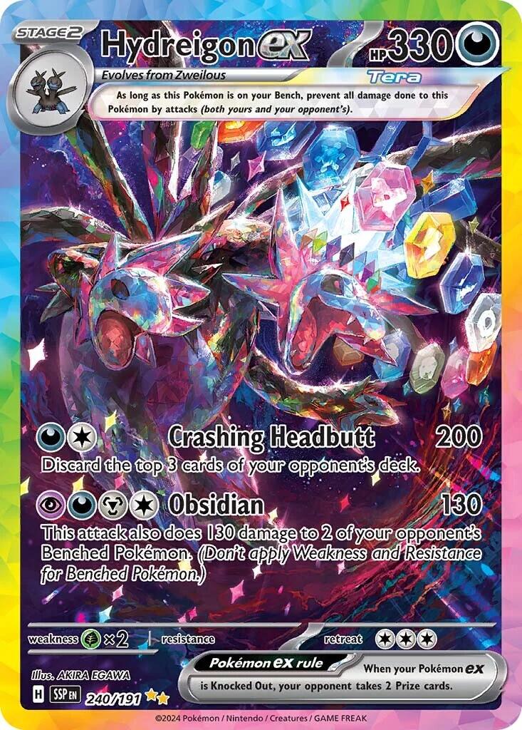 Hydreigon ex (240/191) [Scarlet & Violet: Surging Sparks] | Galactic Gamez