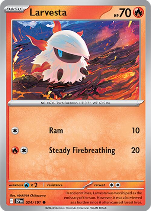 Larvesta (024/191) [Scarlet & Violet: Surging Sparks] | Galactic Gamez