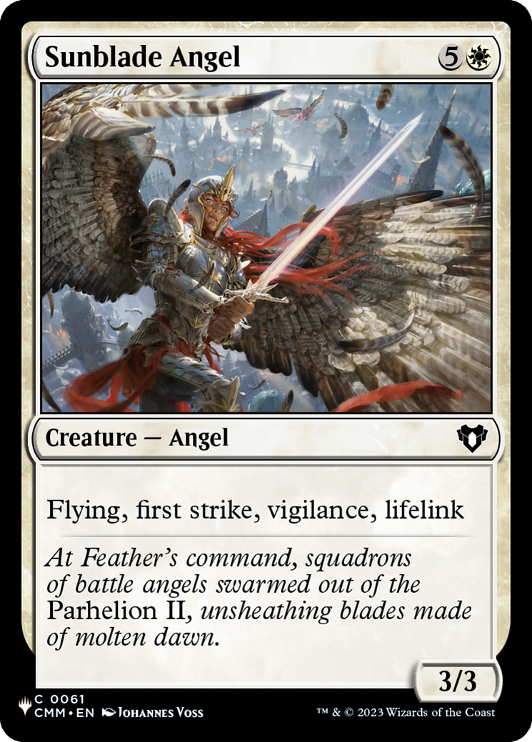 Sunblade Angel [The List] | Galactic Gamez