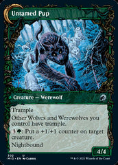 Hound Tamer // Untamed Pup (Showcase Equinox) [Innistrad: Midnight Hunt] | Galactic Gamez