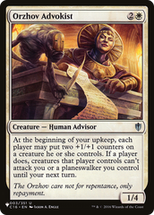 Orzhov Advokist [The List Reprints] | Galactic Gamez