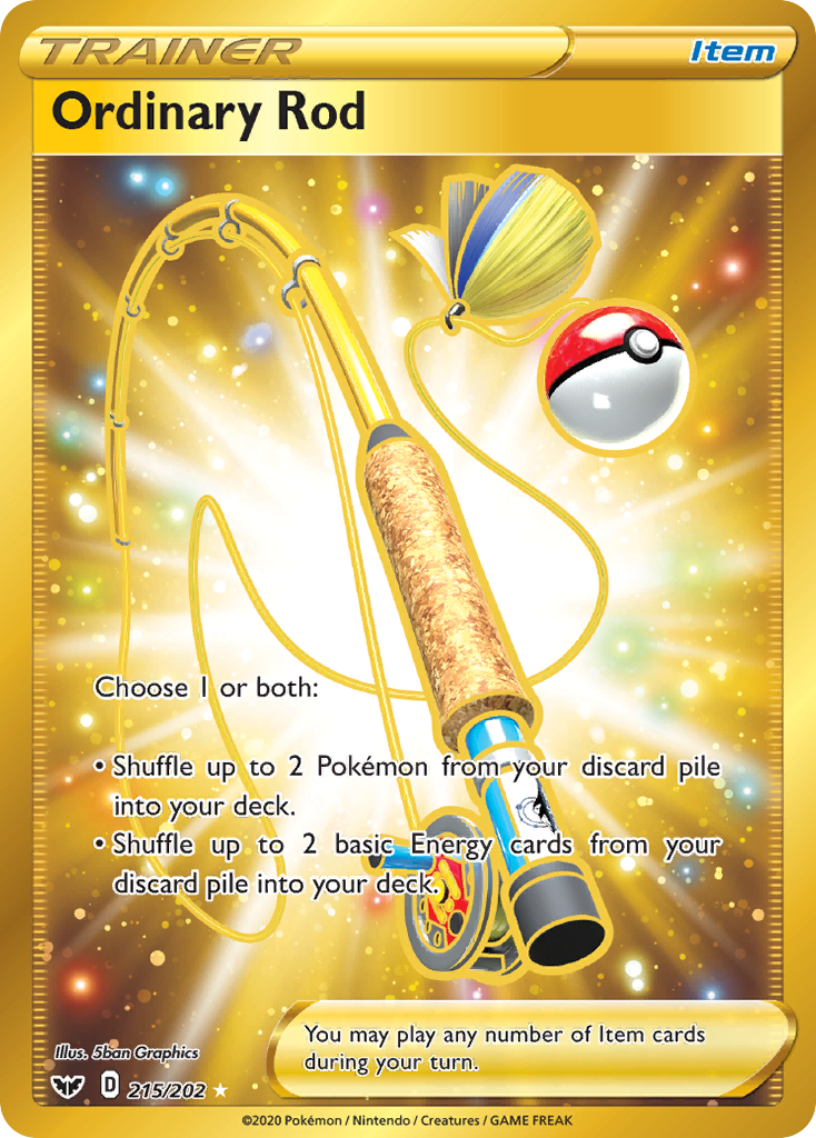 Ordinary Rod (215/202) [Sword & Shield: Base Set] | Galactic Gamez