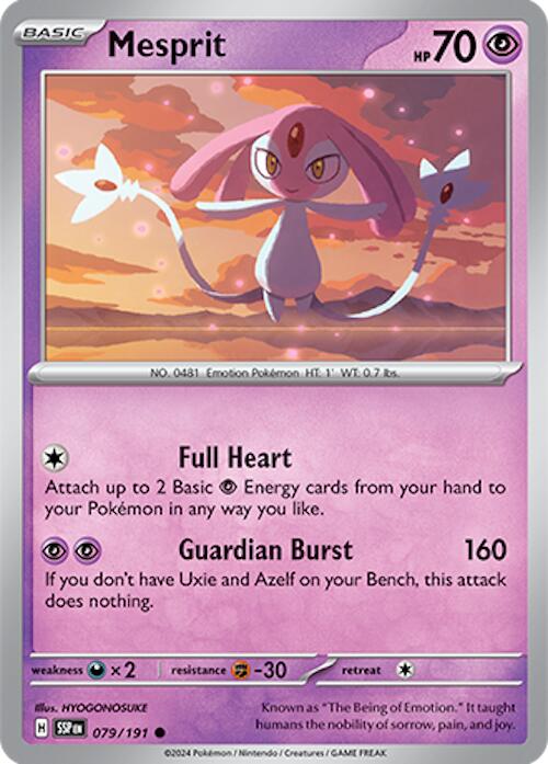 Mesprit (079/191) [Scarlet & Violet: Surging Sparks] | Galactic Gamez