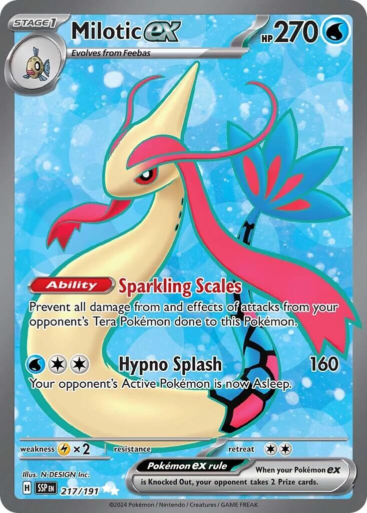 Milotic ex (217/191) [Scarlet & Violet: Surging Sparks] | Galactic Gamez