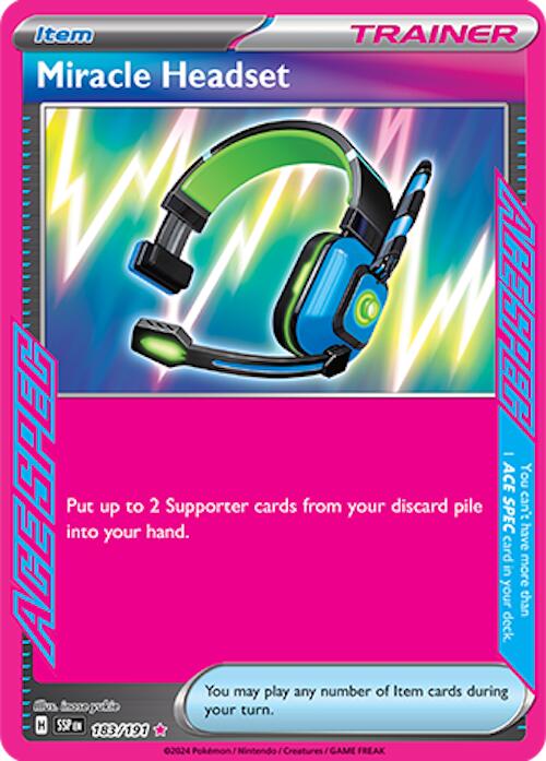 Miracle Headset (183/191) [Scarlet & Violet: Surging Sparks] | Galactic Gamez