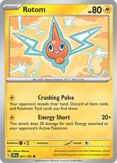 Rotom (061/191) [Scarlet & Violet: Surging Sparks] | Galactic Gamez